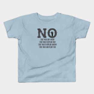 Scrubs (black) Kids T-Shirt